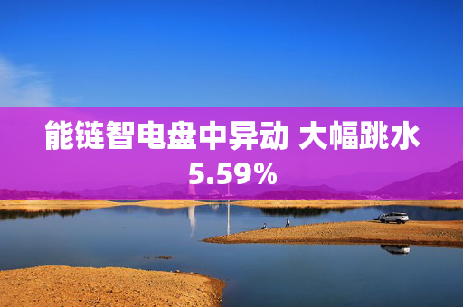 能链智电盘中异动 大幅跳水5.59%