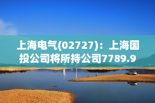 上海电气(02727)：上海国投公司将所持公司7789.9万股A股换购成中证上海国企交易型开放式指数证券投资基金份额