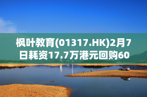 枫叶教育(01317.HK)2月7日耗资17.7万港元回购60万股