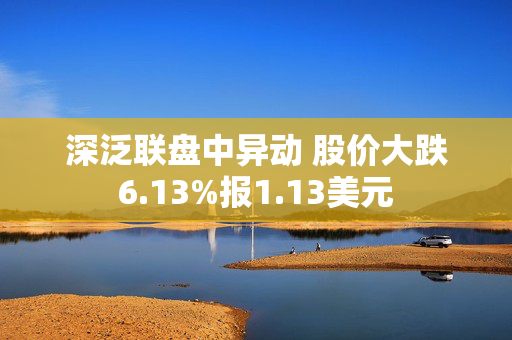 深泛联盘中异动 股价大跌6.13%报1.13美元