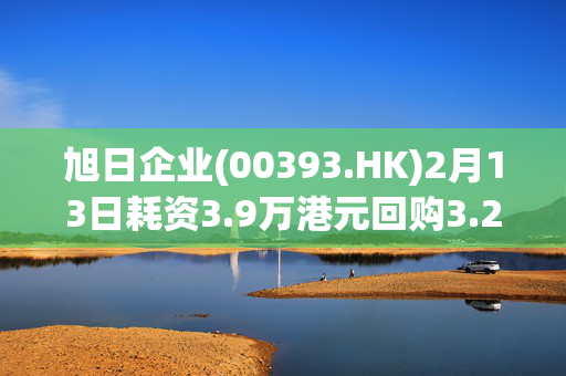 旭日企业(00393.HK)2月13日耗资3.9万港元回购3.2万股