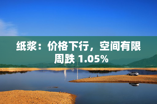 纸浆：价格下行，空间有限  周跌 1.05%