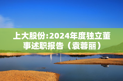 上大股份:2024年度独立董事述职报告（袁蓉丽）