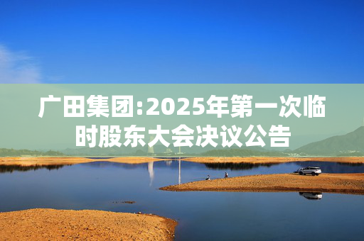 广田集团:2025年第一次临时股东大会决议公告