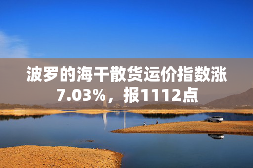 波罗的海干散货运价指数涨7.03%，报1112点