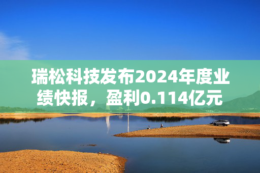 瑞松科技发布2024年度业绩快报，盈利0.114亿元