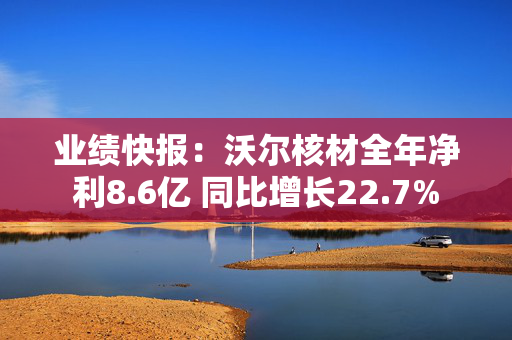 业绩快报：沃尔核材全年净利8.6亿 同比增长22.7%