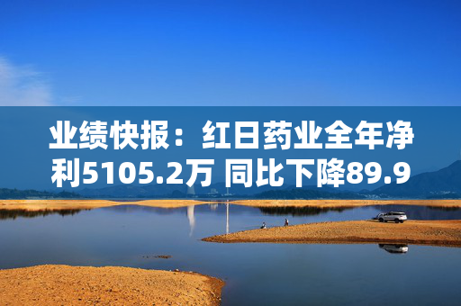 业绩快报：红日药业全年净利5105.2万 同比下降89.92%