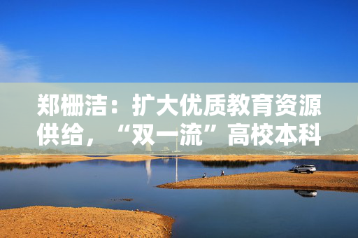 郑栅洁：扩大优质教育资源供给，“双一流”高校本科力争再扩招2万人