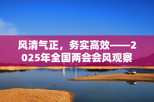 风清气正，务实高效——2025年全国两会会风观察