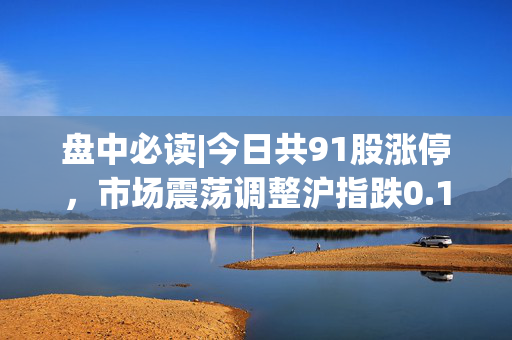 盘中必读|今日共91股涨停，市场震荡调整沪指跌0.19%，AI医疗概念全天强势