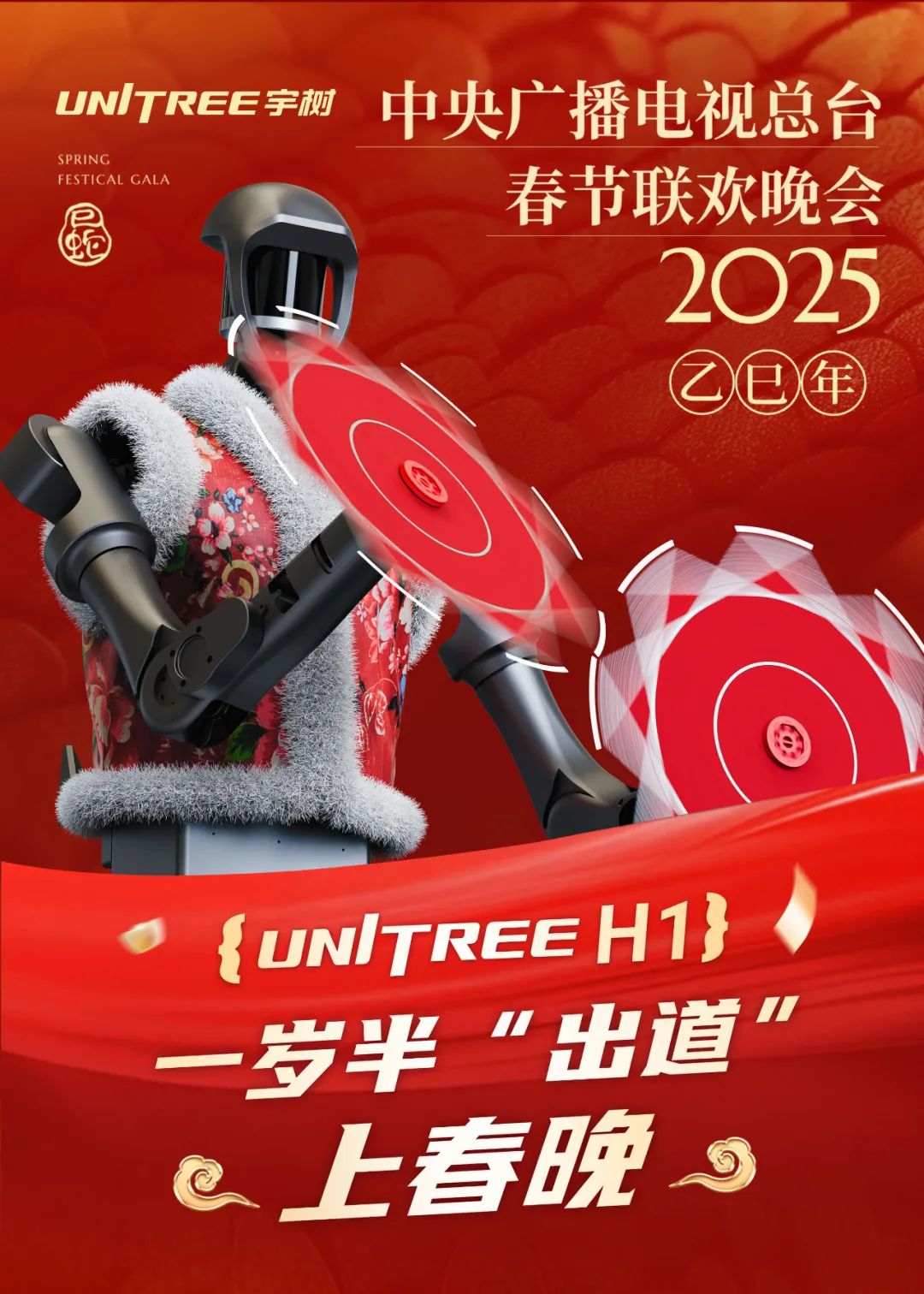 人形机器人扭秧歌，宇树介绍 Unitree H1 上春晚背后的技术